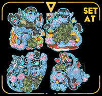 Colonel Riles & Crew Stickers