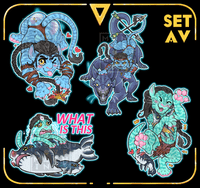 Colonel Riles & Crew Stickers