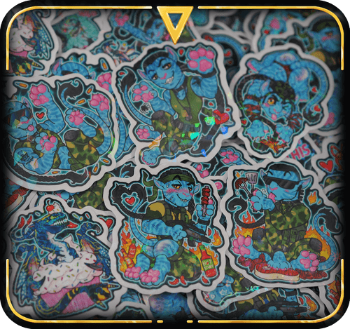 Colonel Riles & Crew Stickers