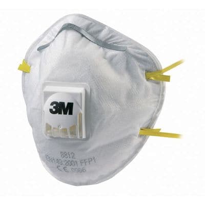 3M 8812 FFP1 Valved Face Masks  - 10 Box