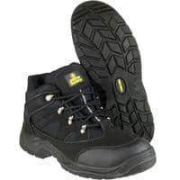Amblers  FS151 Black Lightweight Safety Boots | Workwear101.com