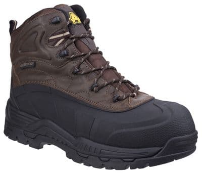 Amblers FS430 Orca Hybrid WP Non-Metal Brown Safety Boots