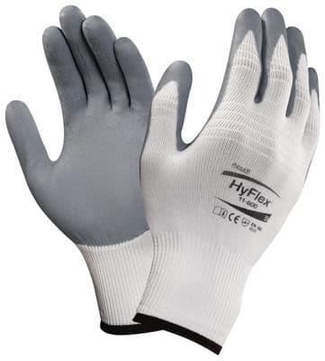 Ansell HyFlex 11-800 Palm Coated Nitrile Foam Gloves - 12 Pairs