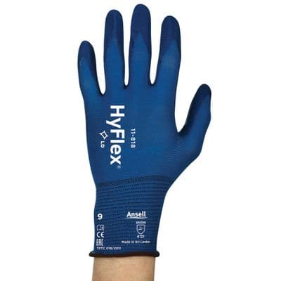Ansell HyFlex 11-818 Abrasion-Resistant Gloves - 12 Pairs