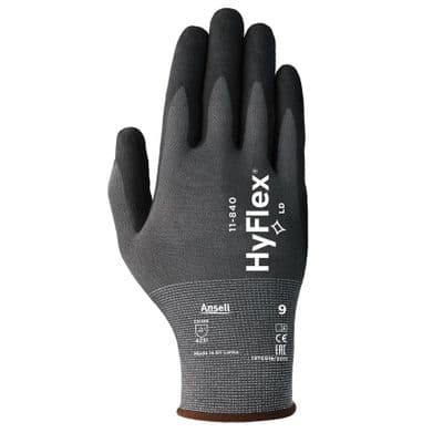 Ansell HyFlex 11-840 Abrasion-Resistant Gloves - 12 Pairs
