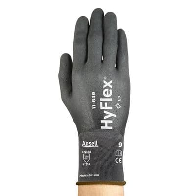 Ansell Hyflex 11-849 Full Dip Nitrile Gloves - 12 Pairs
