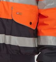 BSeen Hi Vis Orange Europa Bomber Jacket | Workwear101.com