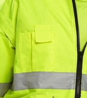 BSeen Hi Vis Yellow Europa Bomber Jacket | Workwear101.com