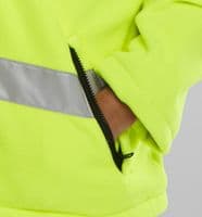 BSeen Orange Hi Vis Carnoustie Fleece Jacket | Workwear101.com