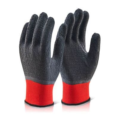 Click 2000 MP4 Latex Coated Grip Gloves - 100 Pairs