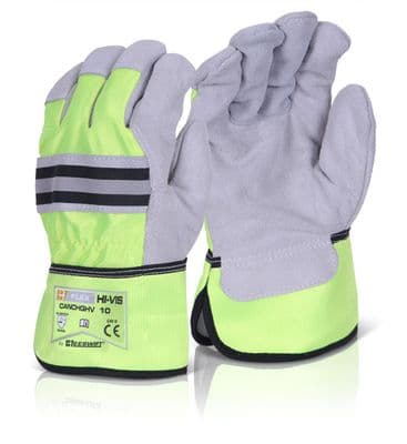 Click Canadian Hi Viz High Quality Rigger Gloves - 60 Pairs