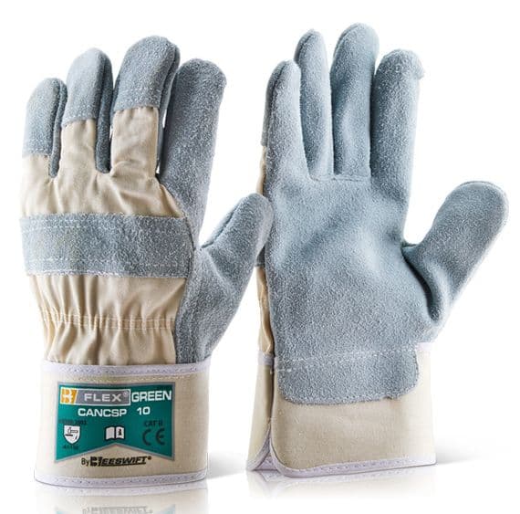 Click Canadian High Quality B-FLEX Green Rigger Glove | Workwear101.com