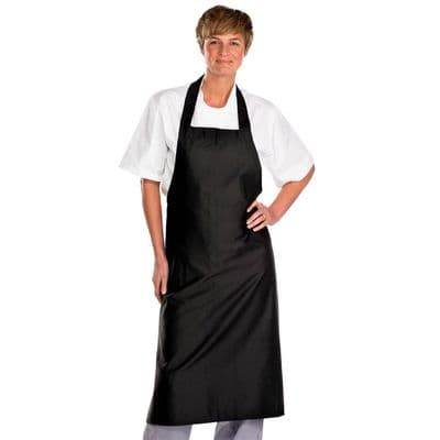 Click Chefs Black Bib Apron