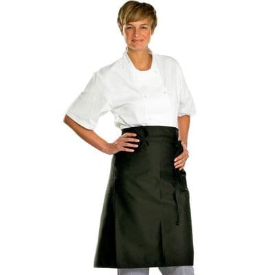 Click Chefs Black Waist Apron