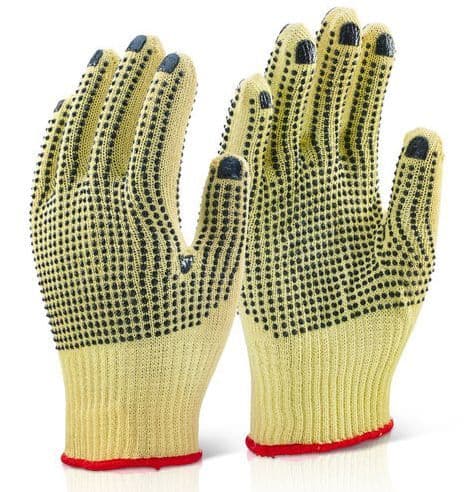 Click Kutstop Reinforced  MW Dotted Cut Resistant Gloves - 10 Pairs | Workwear101.com