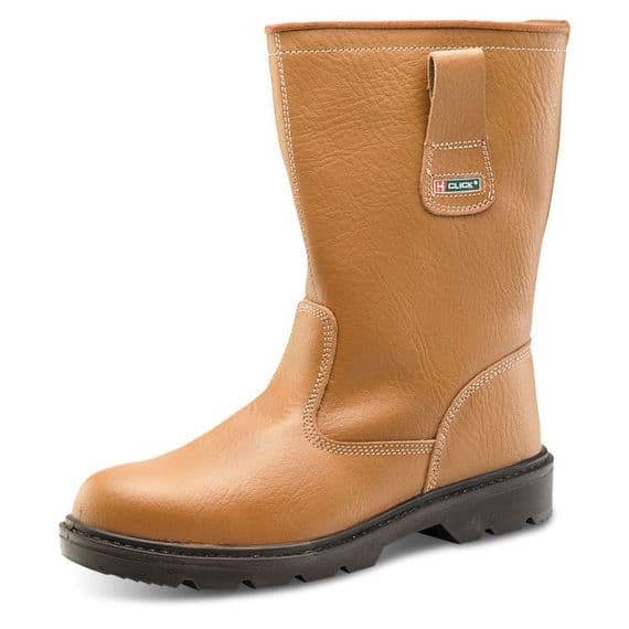 Click Lined Safety Rigger Boots | Workwear101.com