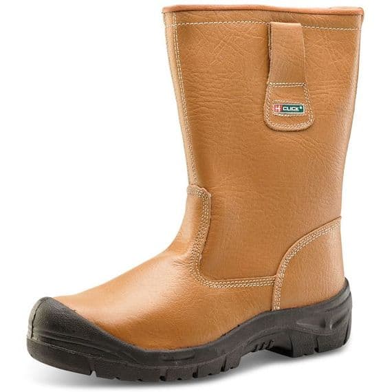Click Lined Scuff Cap Safety Rigger Boots | Workwear101.com