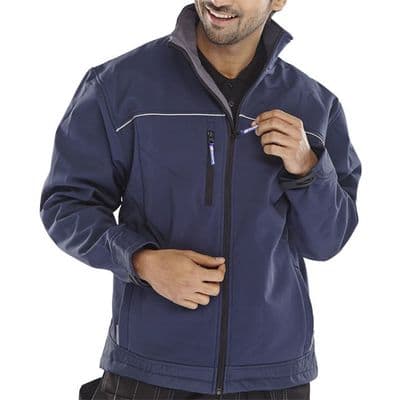 Click Navy Soft Shell Jacket