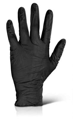 Click Powder Free PF50 Black Nitrile Gloves - 1000 Pack