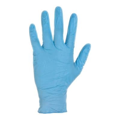 Click Powder Free  PF50 Blue Nitrile Gloves - 1000 Pack