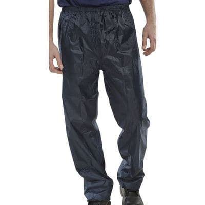 Click Workwear Navy PVC Trousers