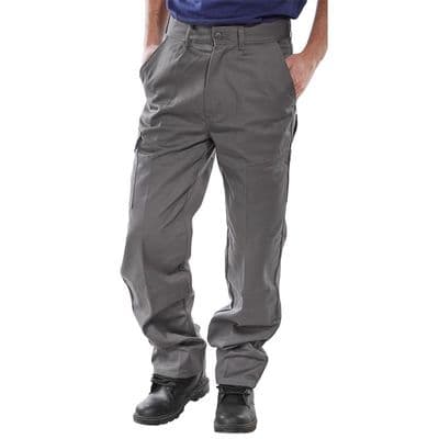 Super Click Heavyweight Grey Trousers