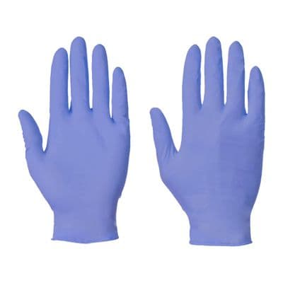 Supertouch Blue Powder Free Nitrile Gloves - 1000 Pack