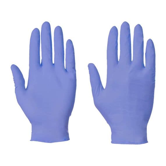 Supertouch Blue Powder Free Nitrile Gloves - £3.75 Per 100 | Workwear101.com