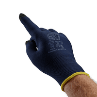 Supertouch Dotted Palm Touchscreen Blue Grocer Gloves - 120 Pairs | Workwear101.com