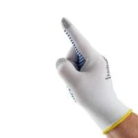 Supertouch Dotted Palm Touchscreen White Grocer Gloves - 120 Pairs | Workwear101.com