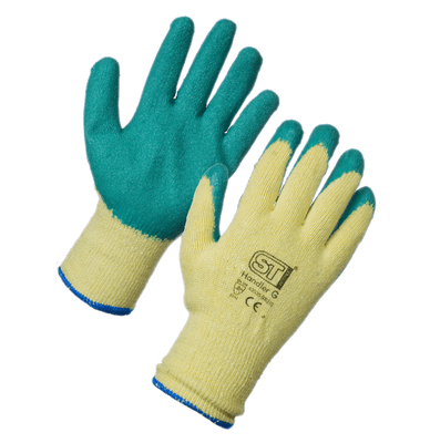 Supertouch Green Handler Grip Gloves - 120 Pairs