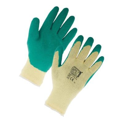 Supertouch Green Topaz Grip Gloves - 120 Pairs