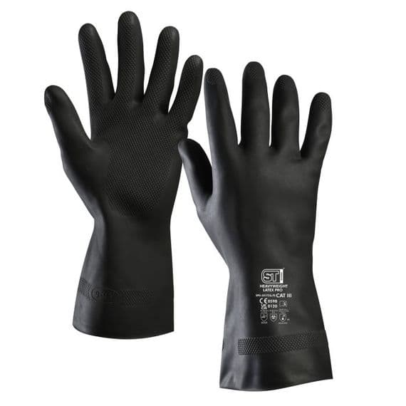 Supertouch Heavyweight Latex Pro Chemical Gloves - 144 Pairs | Workwear101.com