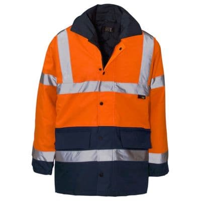 Supertouch Hi Vis Orange 2 Tone Parka