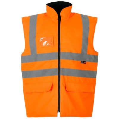 Supertouch Hi Vis Orange Breathable Interactive Bodywarmer
