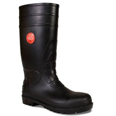 Supertouch Muddy Plus Black Safety Wellingtons
