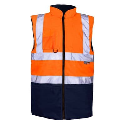Supertouch Orange / Navy 2 Tone Bodywarmer
