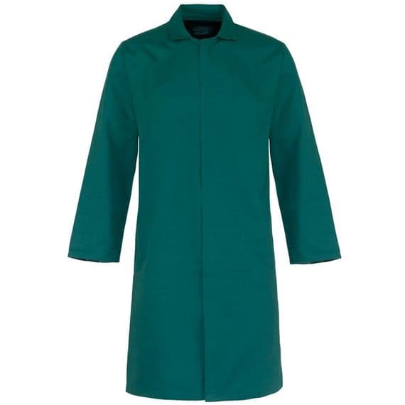 Supertouch Polycotton Green Food Coat | Workwear101.com