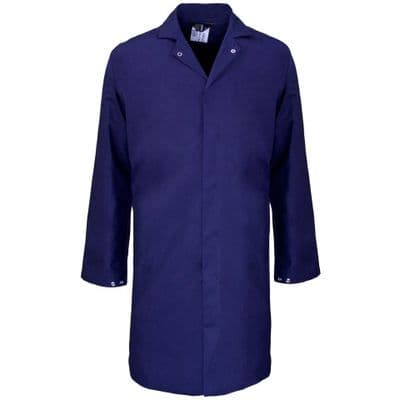 Supertouch Polycotton Navy Food Coat