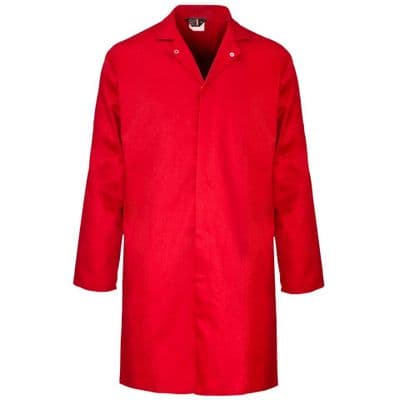Supertouch Polycotton Red Food Coat