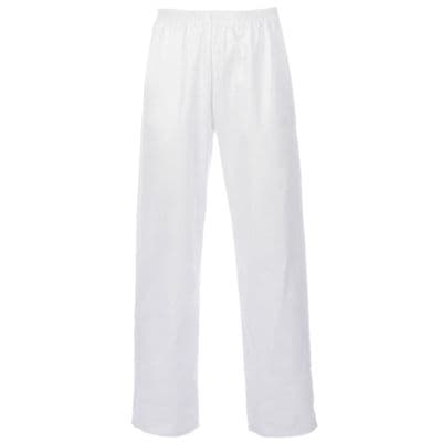 Supertouch Polycotton White Food Trousers