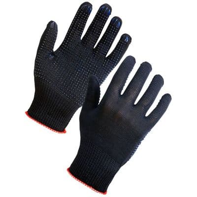 Supertouch PVC Dotted Palm Assembly Gloves  - 120 Pairs