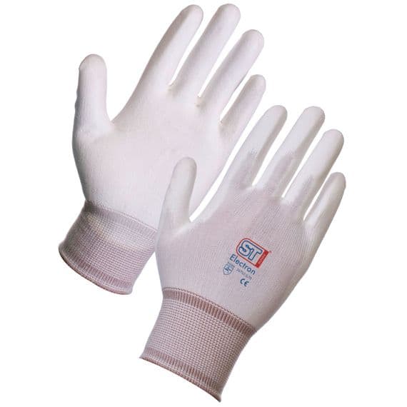 Supertouch White PU Fixer Gloves - 120 Pairs | Workwear101.com