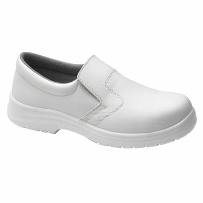 Supertouch White Food-X Slip On Shoes