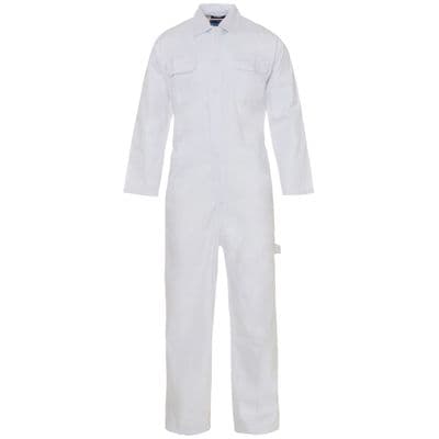 Supertouch White Polycotton Coverall Boilersuit - Out of Stock Until 14.06.23