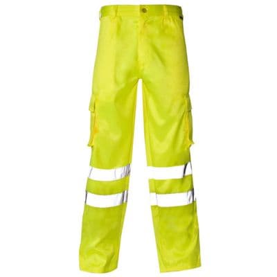 Supertouch Yellow Hi Vis Combat Trousers