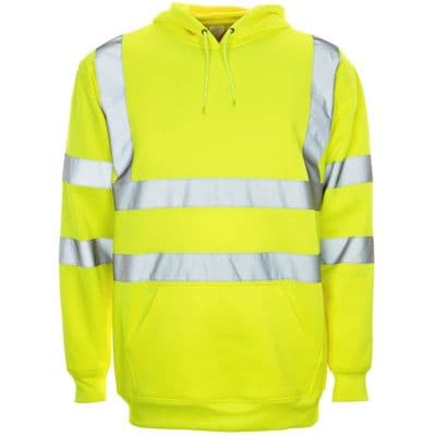 Supertouch Yellow Hi Vis Hoodie