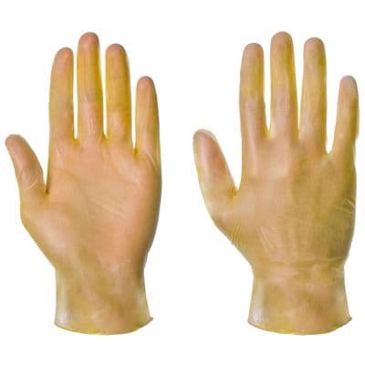 Supertouch Yellow Powder Free Vinyl Gloves - 1000  Pack