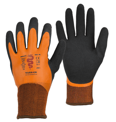 Warrior Double Dipped Latex Thermal Gloves - 12 Pairs