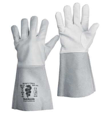 Warrior Grey Tig Welders Gauntlets  - 60 Pairs
